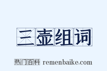 三壶组词是什么意思的图片